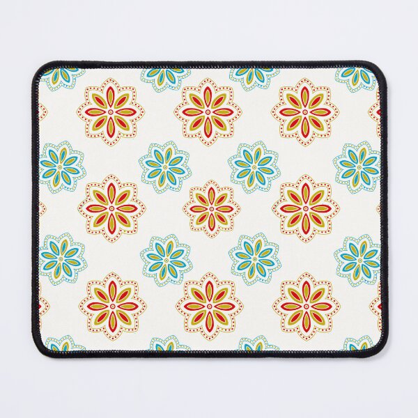 Artikelvorschau, Copy of Copy of Boho floral pattern teal and orange entworfen und verkauft von Midwestmama94.