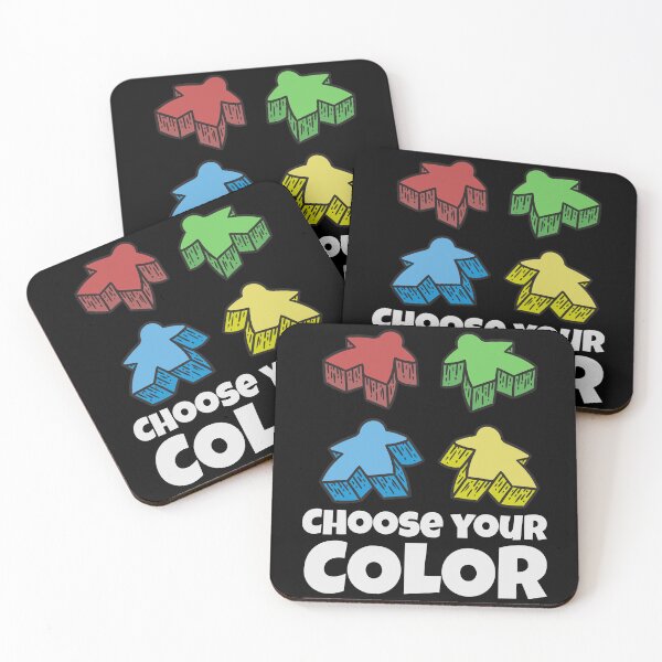Item preview, Meeple Assembly: Choose Your Color. Red, Blue, Green and Yellow Board Game Meeple designed and sold by Zanda-Nerd-Shop.