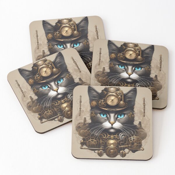 Item preview, Steampunk Cat designed and sold by AbsoluteA.