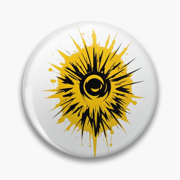 Item preview, Abstract Minimalist Cool Symbol: Golden Sun designed and sold by MoxieVibe.