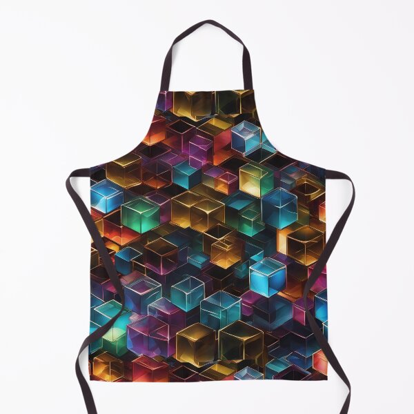 Item preview, Multicolor Glass Cubes designed and sold by ArtistSofiaFox.