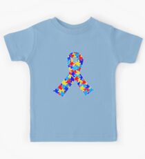 Autism Awareness Ribbon Kids Tee
