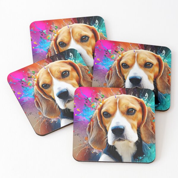 Item preview, Beagle Melody, A Playful Splash of Serenity" designed and sold by The Digital Compass.