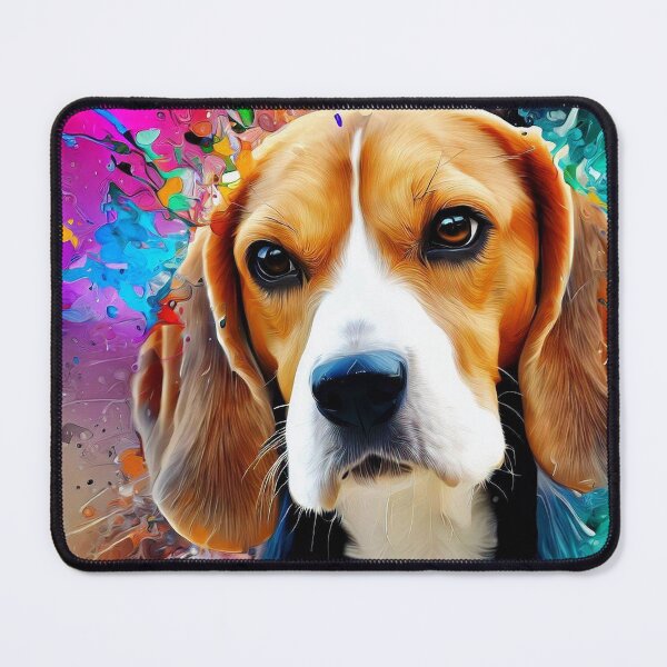 Item preview, Beagle Melody, A Playful Splash of Serenity" designed and sold by The Digital Compass.