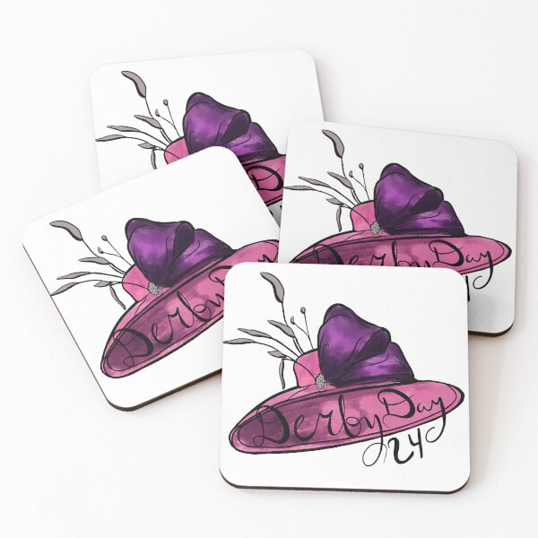 Item preview, Pink and purple Kentucky derby day hat 2024 designed and sold by whimsythepooh.