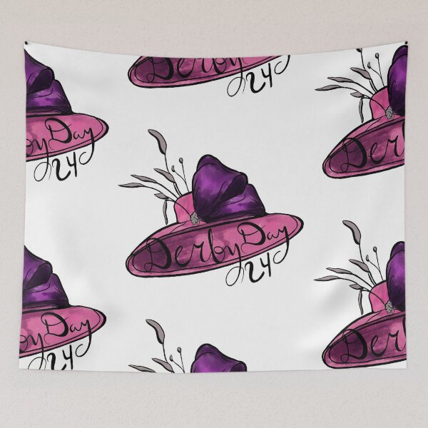 Item preview, Pink and purple Kentucky derby day hat 2024 designed and sold by whimsythepooh.