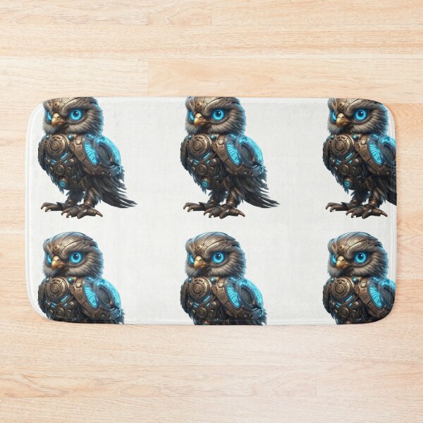 Item preview, cybernetic owl designed and sold by TodoDecoArt.