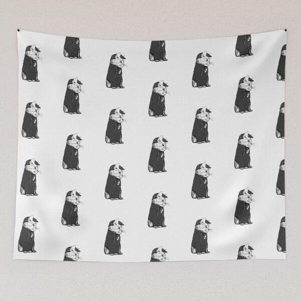 Item preview, Dapper Victorian Cat Kitten with Flatcap designed and sold by Tiffany Bell.