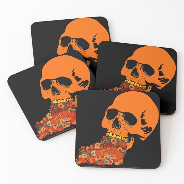 Item preview, Puking Skull with Halloween Candies designed and sold by Ojtek86.
