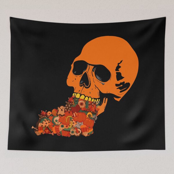 Item preview, Puking Skull with Halloween Candies designed and sold by Ojtek86.