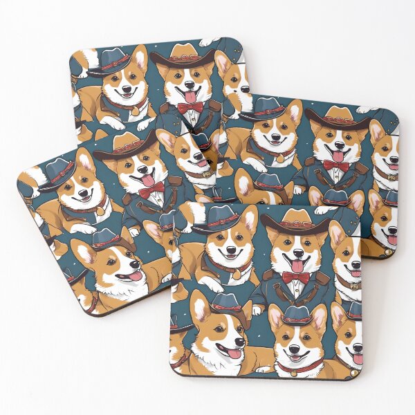 Item preview, Corgi Cowboy Roundup designed and sold by AbsoluteA.