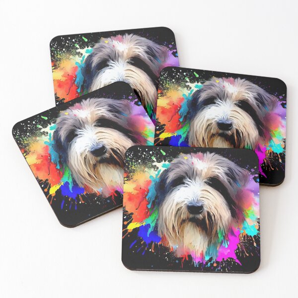 Item preview, Bearded Collie: Splashes of Joy designed and sold by The Digital Compass.