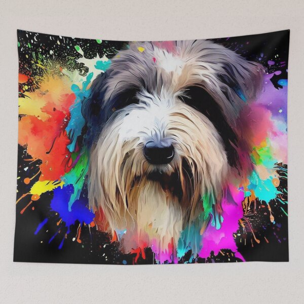 Item preview, Bearded Collie: Splashes of Joy designed and sold by The Digital Compass.