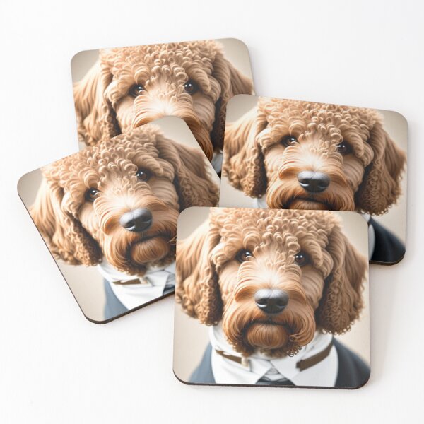 Item preview, Professor Doodle - Labradoodle in a Suit designed and sold by trenchbalence.