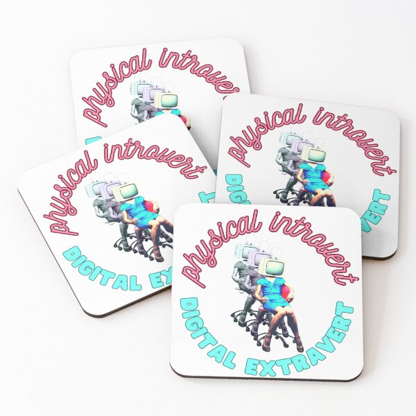 Item preview, Physical Introvert, Digital Extravert  designed and sold by Elsewierd.