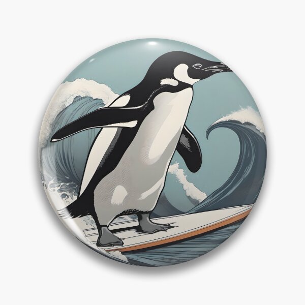Item preview, Pingüino surfista designed and sold by AbsoluteA.