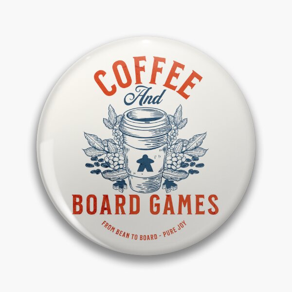 Item preview, Coffee and board games. From Bean to Board, Pure Joy! Gift for Coffee and Board Game designed and sold by Zanda-Nerd-Shop.
