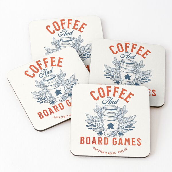 Item preview, Coffee and board games. From Bean to Board, Pure Joy! Gift for Coffee and Board Game designed and sold by Zanda-Nerd-Shop.