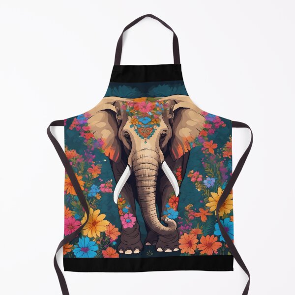 Item preview, Flower Power Elephant designed and sold by AbsoluteA.