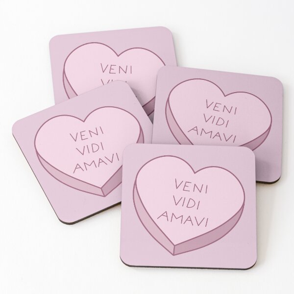 Item preview, Veni Vidi Amavi Candy Heart designed and sold by MoodleDoon.