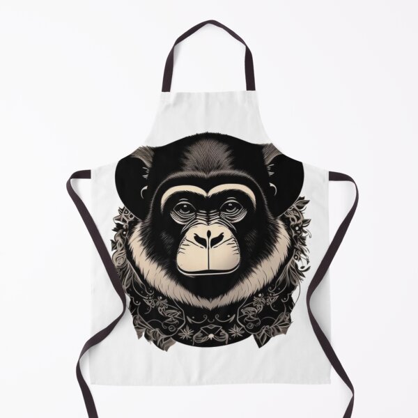 Item preview, Cute monkey print in cartoon style. designed and sold by Animalissima.