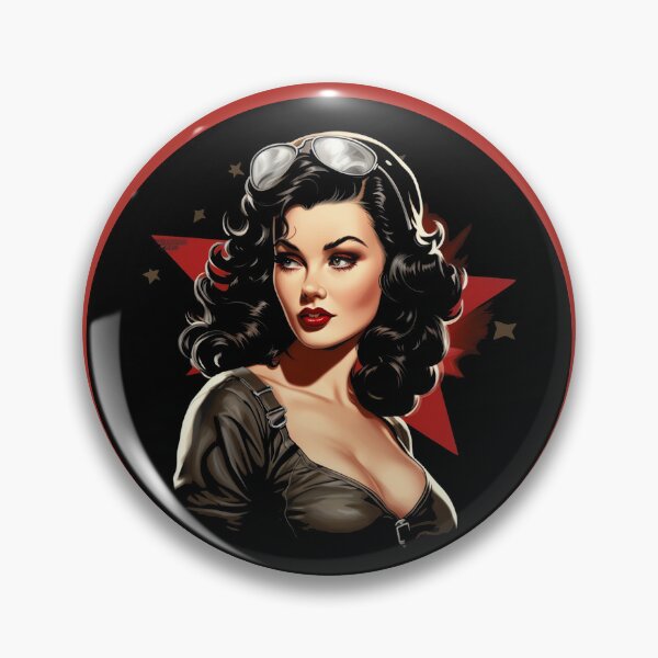 Artikelvorschau, Vintage schwarzes Sexy Pin-up-Girl aus den 1940er Jahren in den USA entworfen und verkauft von MediTees.