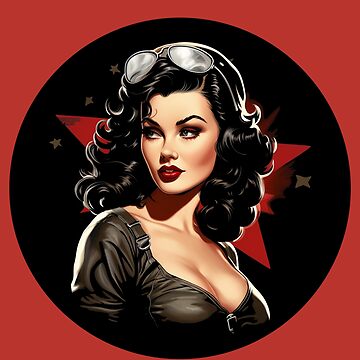 Vintage Black Sexy Pin-up girl 1940s US