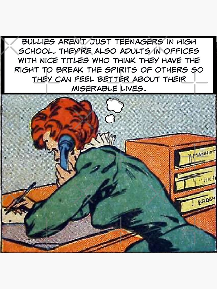 Póster for Sale con la obra «¡Acosadores adultos en el lugar de