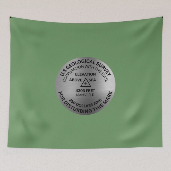Item preview, Mount Mansfield Summit Marker Sticker  designed and sold by thehikerpage.