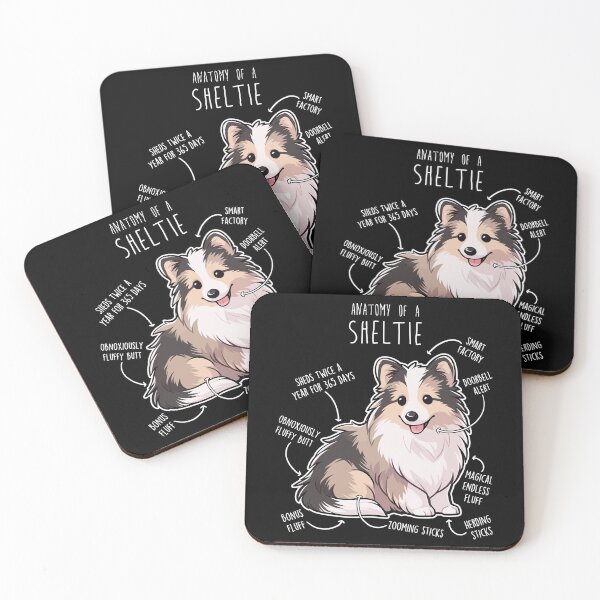 Item preview, Sheltie Shetland Sheepdog Anatomy designed and sold by Clara Hollins.