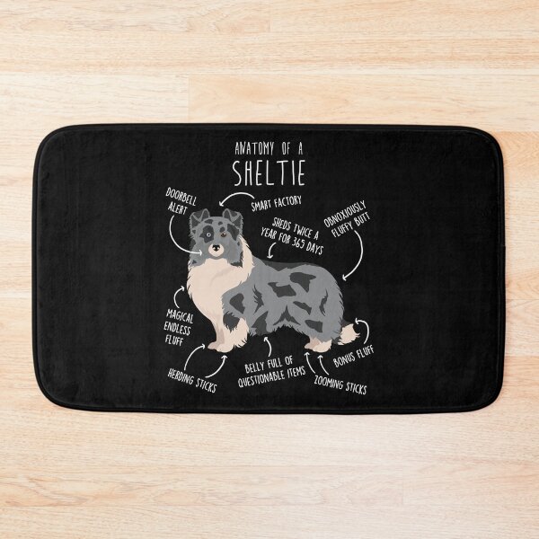 Item preview, Bi Blue Sheltie Shetland Sheepdog Anatomy designed and sold by Clara Hollins.