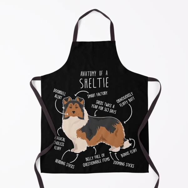 Item preview, Sheltie Shetland Sheepdog Anatomy designed and sold by Clara Hollins.