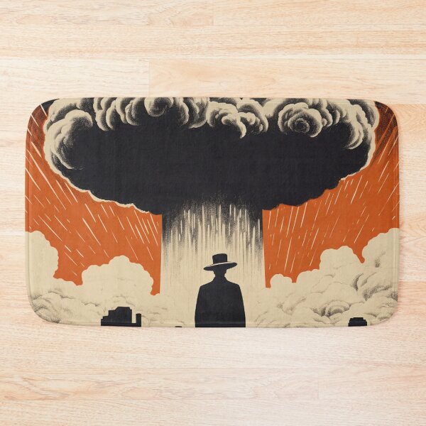 Item preview, Oppenheimer's Echo: Evocative Mushroom Cloud Artistry designed and sold by pokedez.
