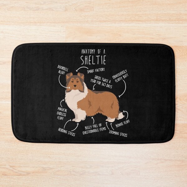 Item preview, Sheltie Shetland Sheepdog Anatomy designed and sold by Clara Hollins.