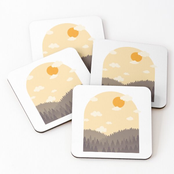 Item preview, Soft Pastel Forested Hills designed and sold by LittleCabinLife.