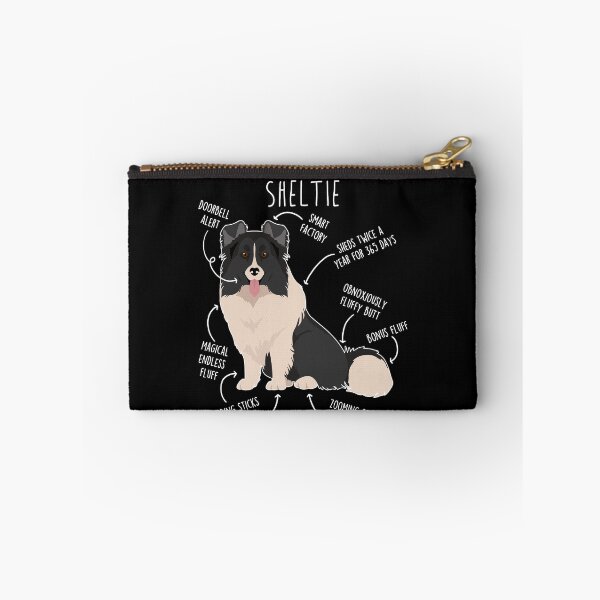Item preview, Bi Black Sheltie Shetland Sheepdog Anatomy designed and sold by Clara Hollins.