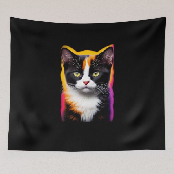 Item preview, Beautiful tricolor kitten print. designed and sold by Animalissima.