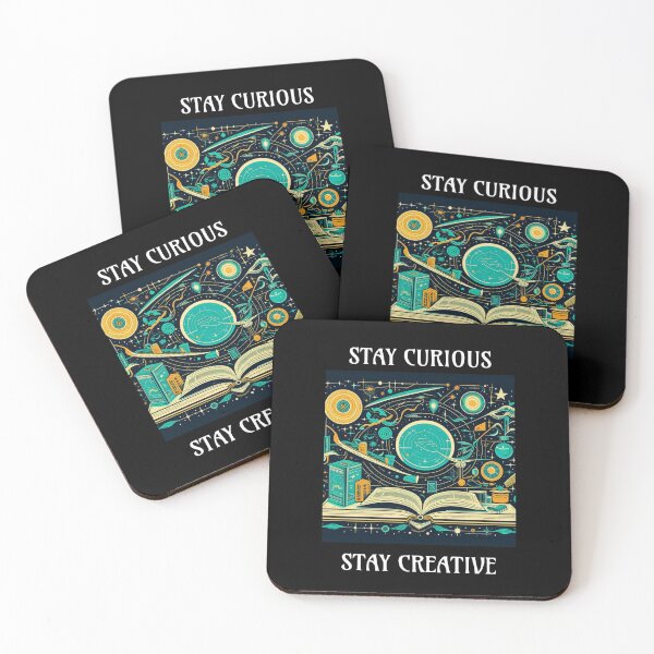 Item preview, Stay Curious, Stay Creative - Embrace Your Inner Explorer designed and sold by SpEnMaDesigns.