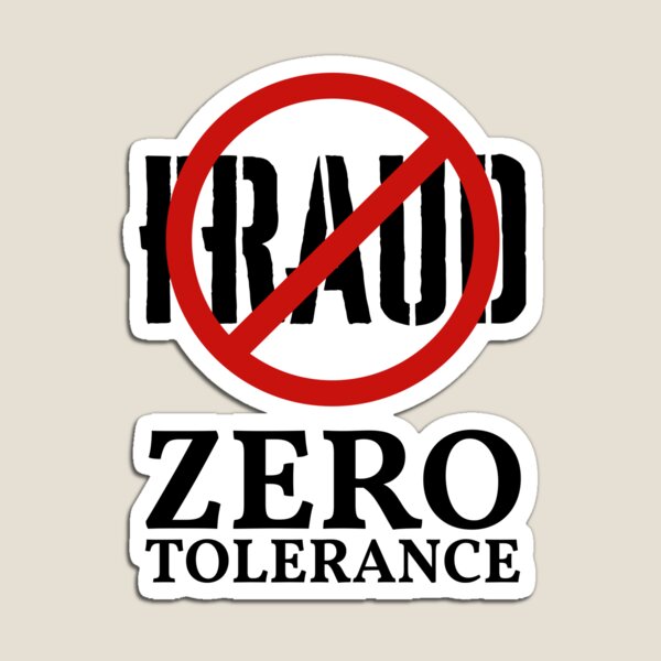 Item preview, Fraud - Zero Tolerance Sign designed and sold by kcaandwu.