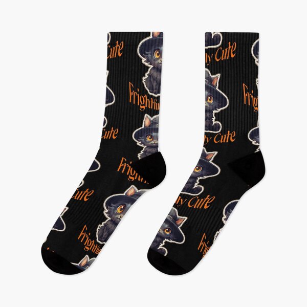 Item preview, Frightfully Cute Halloween Kitten Witch designed and sold by Digiversal.