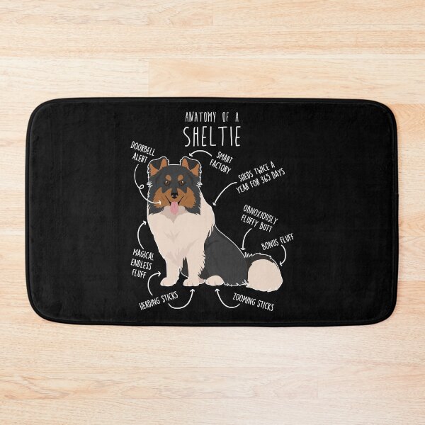 Item preview, Tri Color Sheltie Shetland Sheepdog Anatomy designed and sold by Clara Hollins.