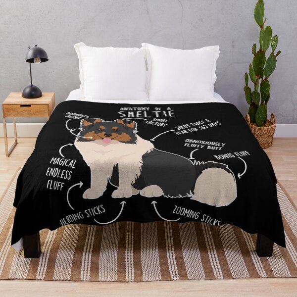 Item preview, Tri Color Sheltie Shetland Sheepdog Anatomy designed and sold by Clara Hollins.