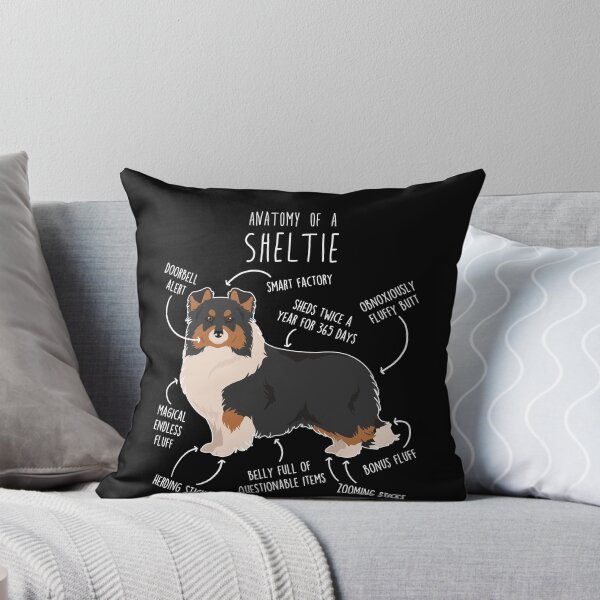 Item preview, Tri Color Sheltie Shetland Sheepdog Anatomy designed and sold by Clara Hollins.