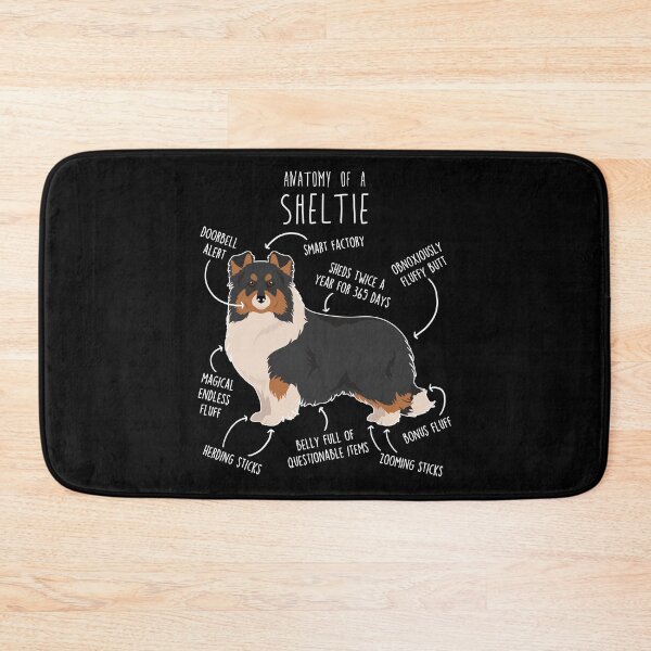 Item preview, Tri Color Sheltie Shetland Sheepdog Anatomy designed and sold by Clara Hollins.