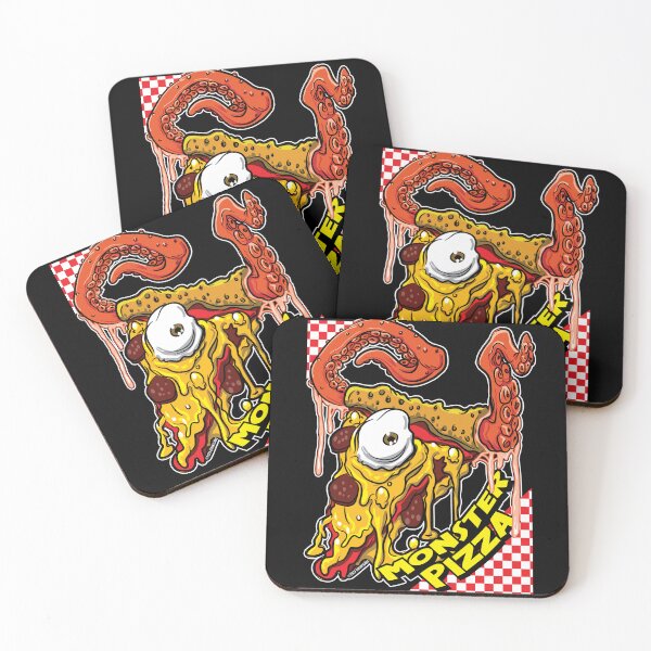 Item preview, Monster Pizza Cyclops with tentacles designed and sold by eShirtLabs.