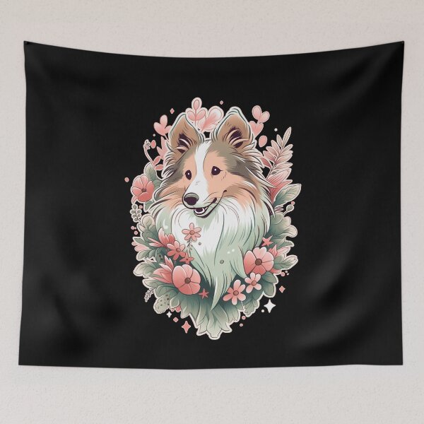 Item preview, Sheltie Shetland Sheepdog Pastel designed and sold by Clara Hollins.