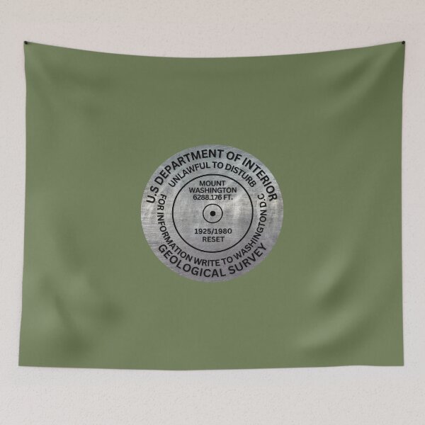 Item preview, Mount Washington Summit Marker Sticker  designed and sold by thehikerpage.