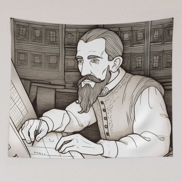 Item preview, Johannes Kepler designed and sold by ComicsFactory.