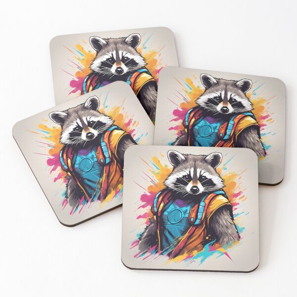 Item preview, Superhero Raccoon designed and sold by AbsoluteA.