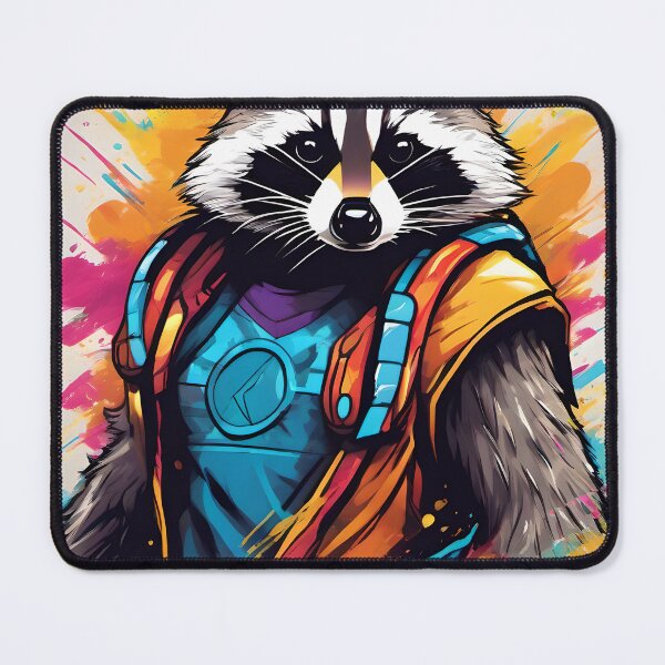 Item preview, Superhero Raccoon designed and sold by AbsoluteA.